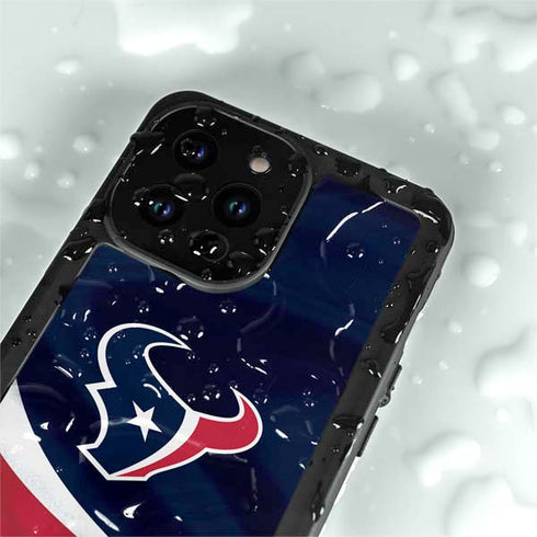 NFL Houston Texans iPhone 15 Pro Waterproof Case