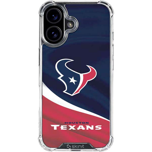 NFL Houston Texans iPhone 16 Clear Case