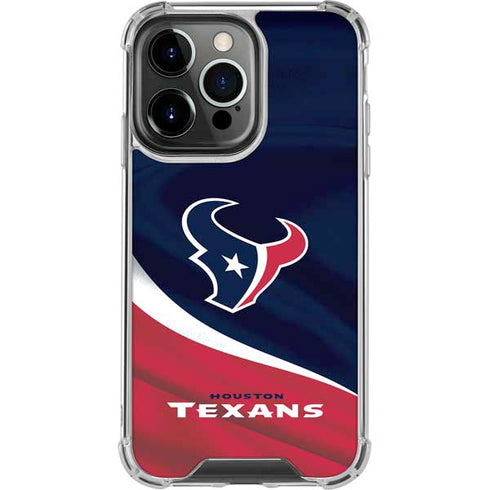 NFL Houston Texans iPhone 16 Pro Max Clear Case