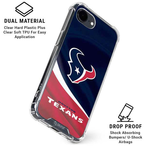 NFL Houston Texans iPhone 16e Clear Case