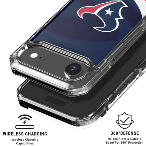 NFL Houston Texans iPhone 17 Air Clear Case