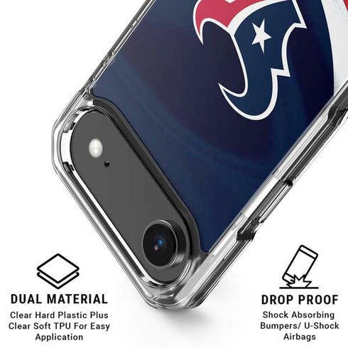 NFL Houston Texans iPhone 17 Air Clear Case