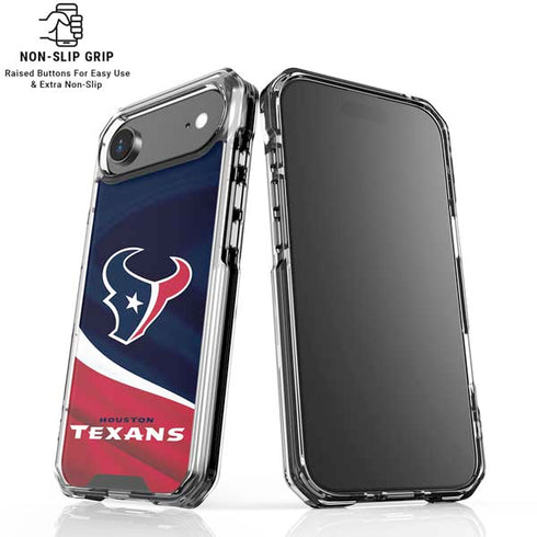 NFL Houston Texans iPhone 17 Air Clear Case