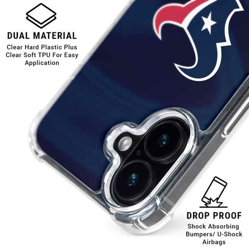 NFL Houston Texans iPhone 17 Clear Case