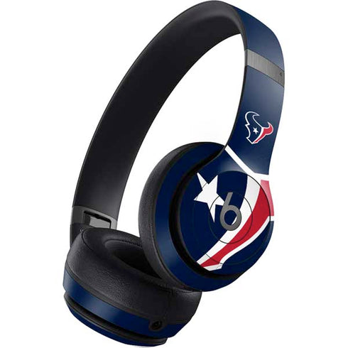 NFL Houston Texans Large Logo Beats Solo 4 Wireless Headphones Skin