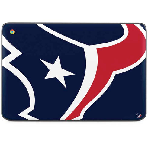 NFL Houston Texans Large Logo HP Chromebook Skin
