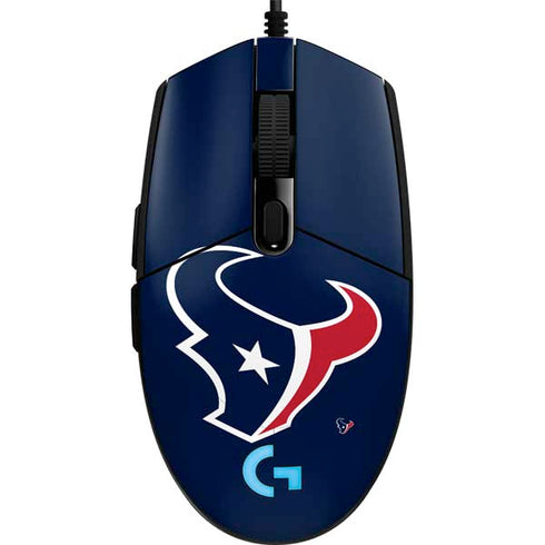 NFL Houston Texans Large Logo G203 Prodigy RGB Wired Gaming Mouse Skin