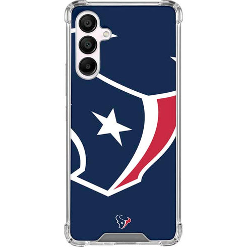 NFL Houston Texans Large Logo Galaxy A16 5G Clear Case