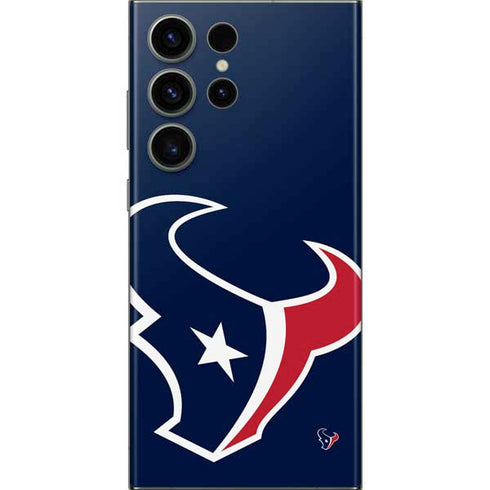 NFL Houston Texans Large Logo Galaxy Skins