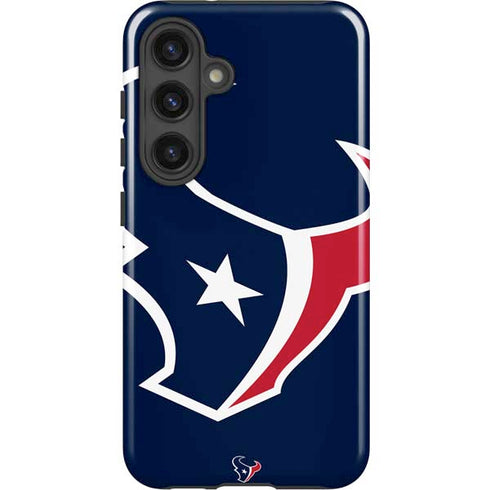 NFL Houston Texans Large Logo Galaxy S25 Impact Case