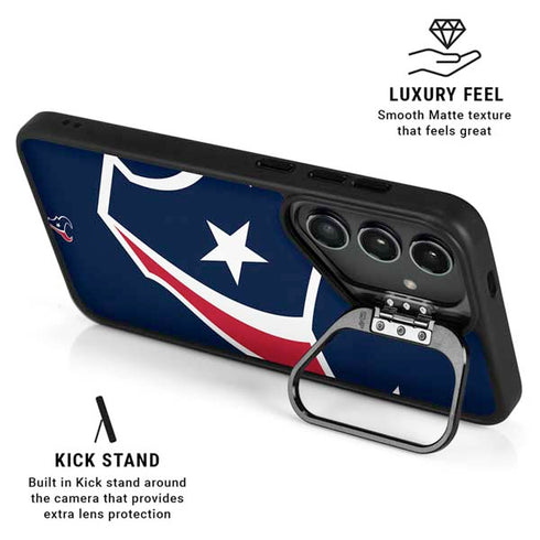 NFL Houston Texans Large Logo Galaxy S25 Kickstand Case