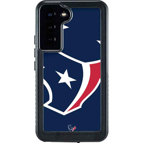 NFL Houston Texans Large Logo Galaxy S24 Plus Waterproof Case