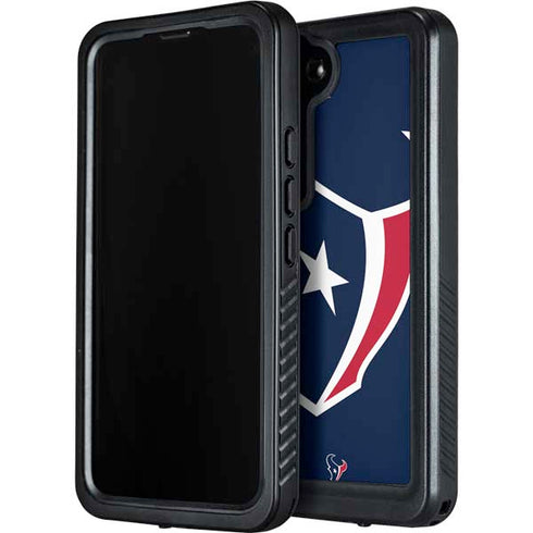 NFL Houston Texans Large Logo Galaxy S24 Plus Waterproof Case