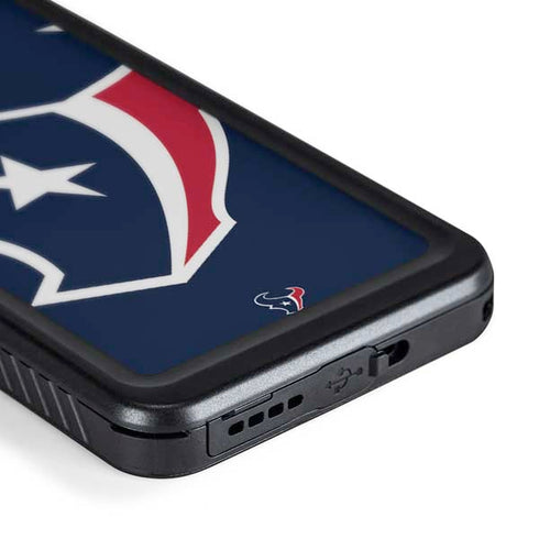 NFL Houston Texans Large Logo Galaxy S24 Plus Waterproof Case