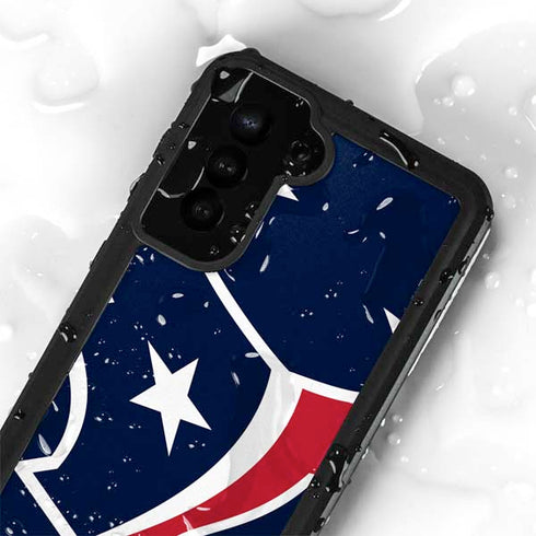 NFL Houston Texans Large Logo Galaxy S24 Plus Waterproof Case
