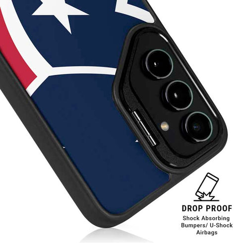 NFL Houston Texans Large Logo Galaxy S25 Ultra Kickstand Case