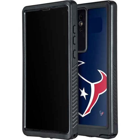 NFL Houston Texans Large Logo Galaxy S24 Ultra Waterproof Case