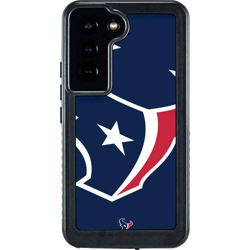 NFL Houston Texans Large Logo Galaxy S24 Waterproof Case