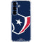 NFL Houston Texans Large Logo Galaxy S25 Clear Case