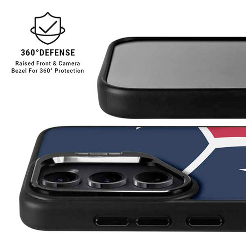 NFL Houston Texans Large Logo Galaxy S25 FE Kickstand Case