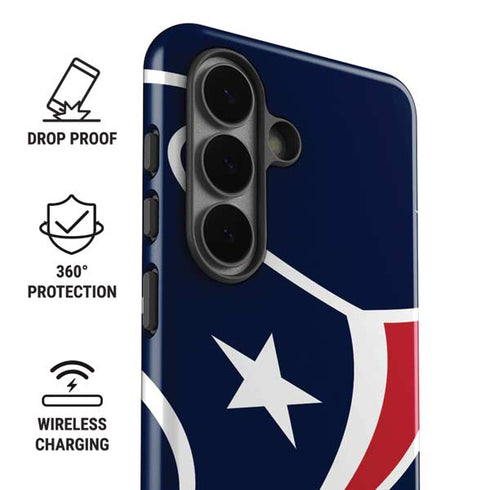 NFL Houston Texans Large Logo Galaxy S26 Impact Case