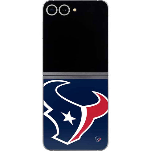 NFL Houston Texans Large Logo Galaxy Z Flip6 Skin