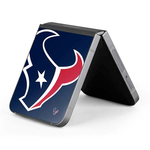 NFL Houston Texans Large Logo Galaxy Z Flip6 Skin