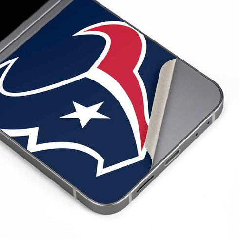 NFL Houston Texans Large Logo Galaxy Z Flip6 Skin