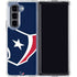 NFL Houston Texans Large Logo Galaxy Z Fold5 5G Clear Case