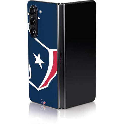 NFL Houston Texans Large Logo Galaxy Z Fold5 5G Skin