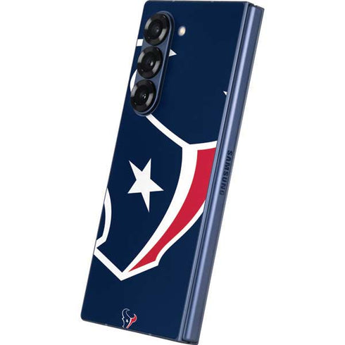 NFL Houston Texans Large Logo Galaxy Z Fold6 Skin