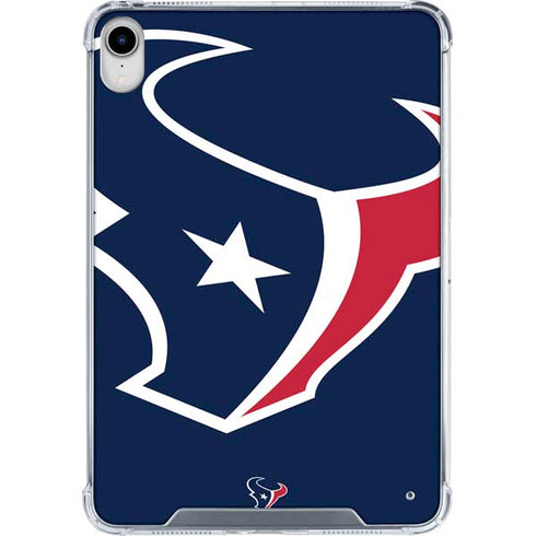 NFL Houston Texans Large Logo iPad 11th Gen (2025) Clear Case