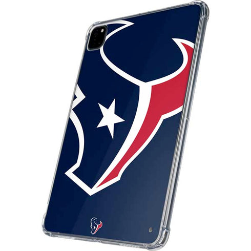 NFL Houston Texans Large Logo iPad Pro 11in (2024) Clear Case