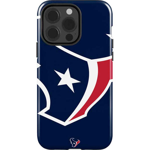 NFL Houston Texans Large Logo iPhone 15 Pro Impact Case