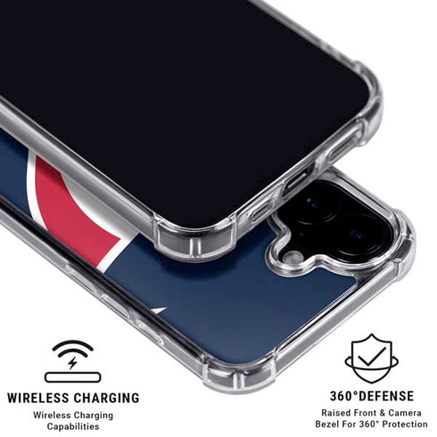 NFL Houston Texans Large Logo iPhone 16 MagSafe Case