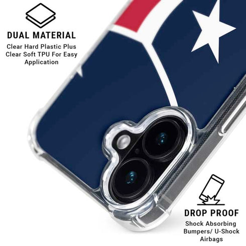 NFL Houston Texans Large Logo iPhone 16 MagSafe Case