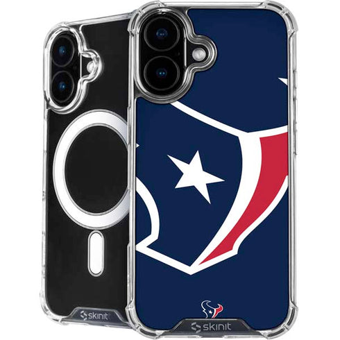 NFL Houston Texans Large Logo iPhone 16 Plus MagSafe Case