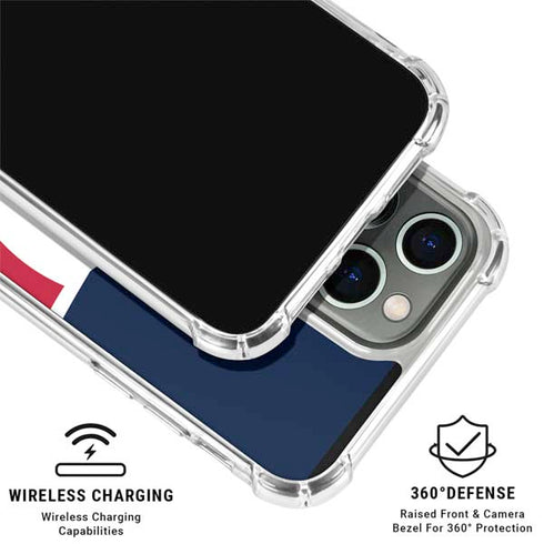 NFL Houston Texans Large Logo iPhone 16 Pro Clear Case