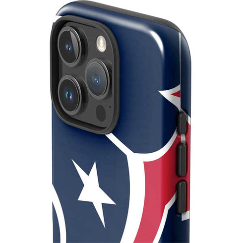NFL Houston Texans Large Logo iPhone 16 Pro Impact Case
