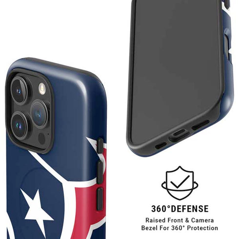 NFL Houston Texans Large Logo iPhone 16 Pro Magsafe Impact Case
