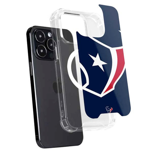 NFL Houston Texans Large Logo iPhone 16 Pro Max MagSafe Case
