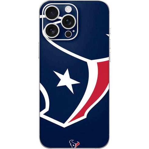 NFL Houston Texans Large Logo iPhone 16 Pro Max Skin