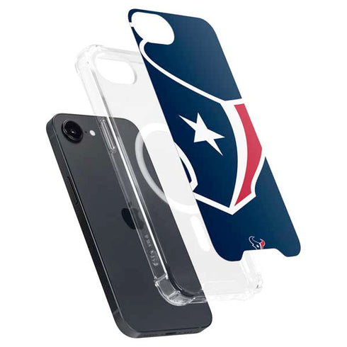 NFL Houston Texans Large Logo iPhone 16e MagSafe Case