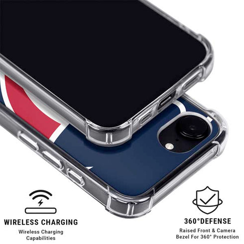 NFL Houston Texans Large Logo iPhone 16e MagSafe Case