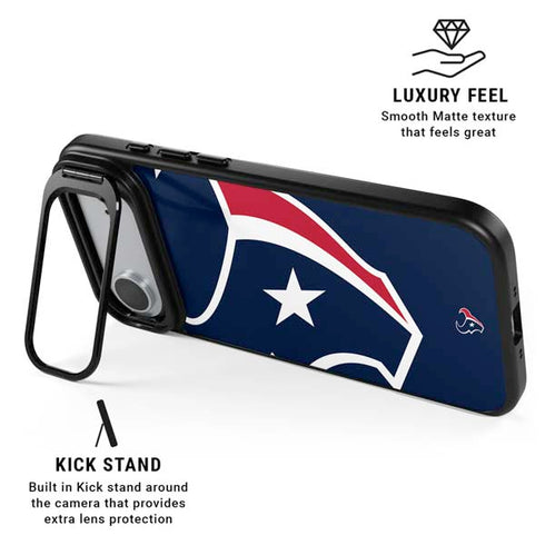 NFL Houston Texans Large Logo iPhone 17 Air Kickstand Case