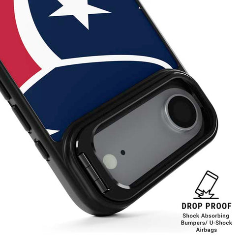 NFL Houston Texans Large Logo iPhone 17 Air Kickstand Case