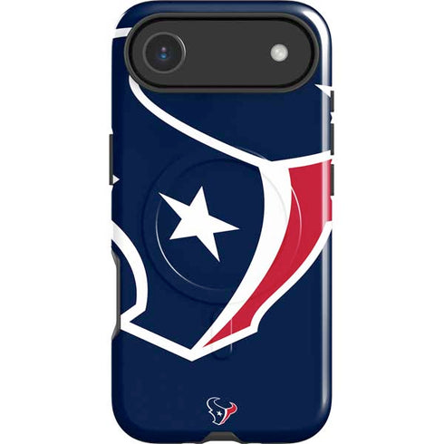 NFL Houston Texans Large Logo iPhone 17 Air Magsafe Impact Case