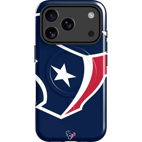 NFL Houston Texans Large Logo iPhone 17 Pro Magsafe Impact Case