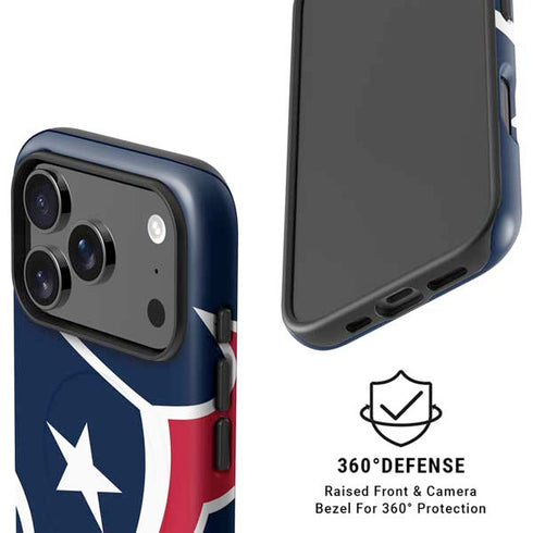 NFL Houston Texans Large Logo iPhone 17 Pro Magsafe Impact Case