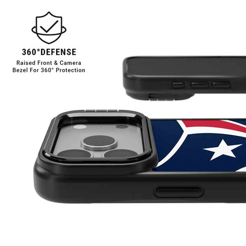 NFL Houston Texans Large Logo iPhone 17 Pro Max Kickstand Case